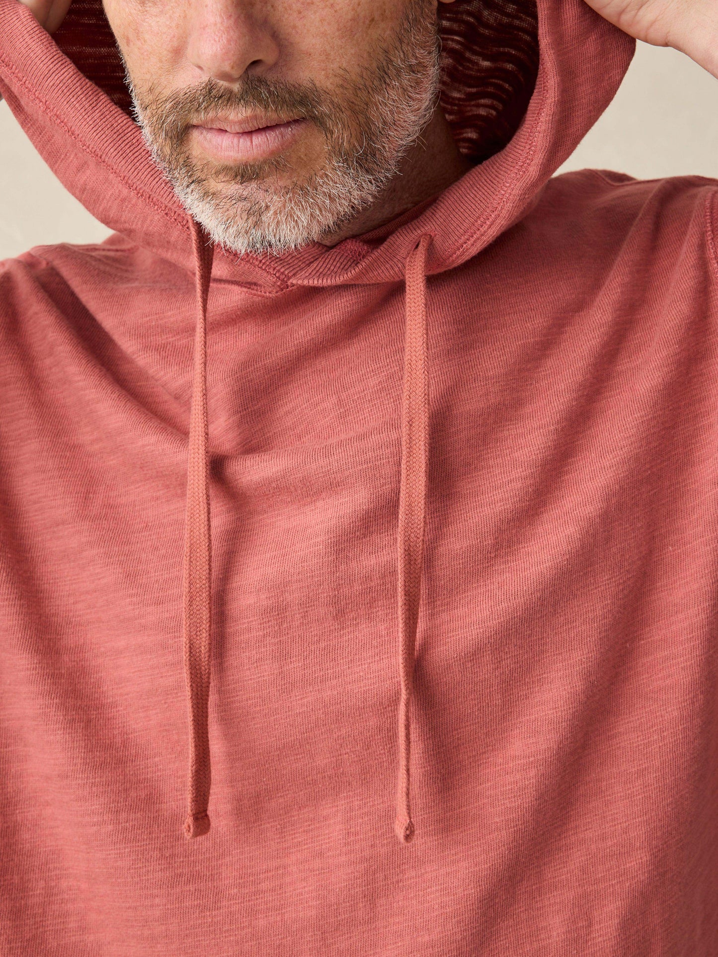 Sunwashed Slub Hoodie - Fall Red - Fall Red - Image 2